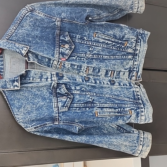 Vintage Levi's 3/4 Sleeves Jean Jacket Size M - Picture 5 of 9